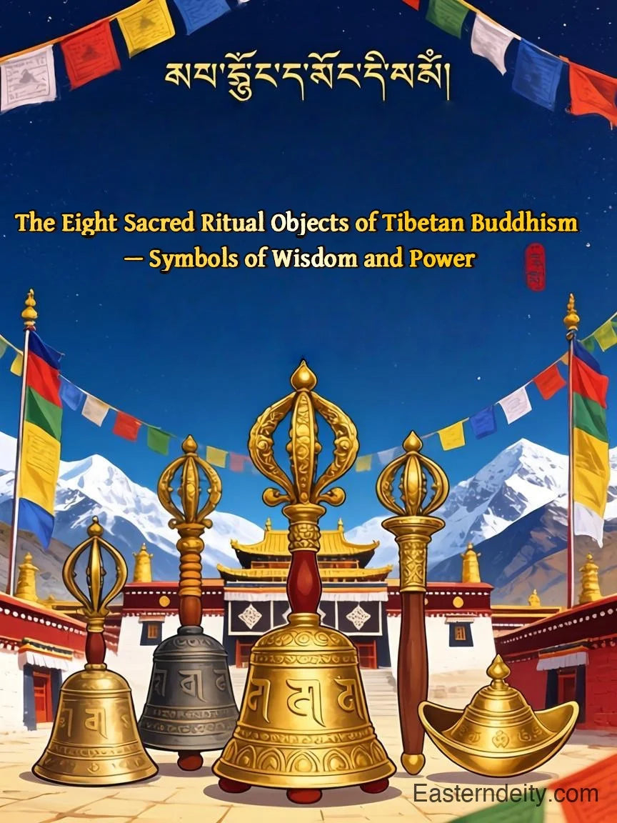 The Eight Sacred Ritual Objects of Tibetan Buddhism — Symbols of Wisdom and Power
