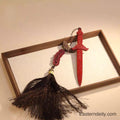 Eastern Big Dipper Seven-Star Sword – Cinnabar Display Piece