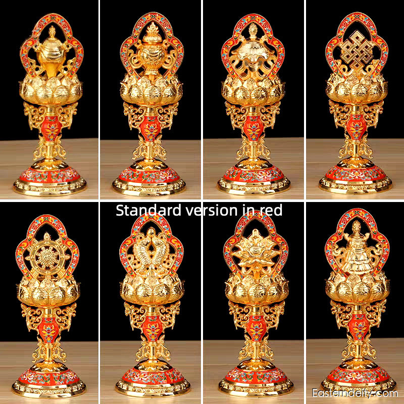 Himalayan Auspicious Eight Treasures Set