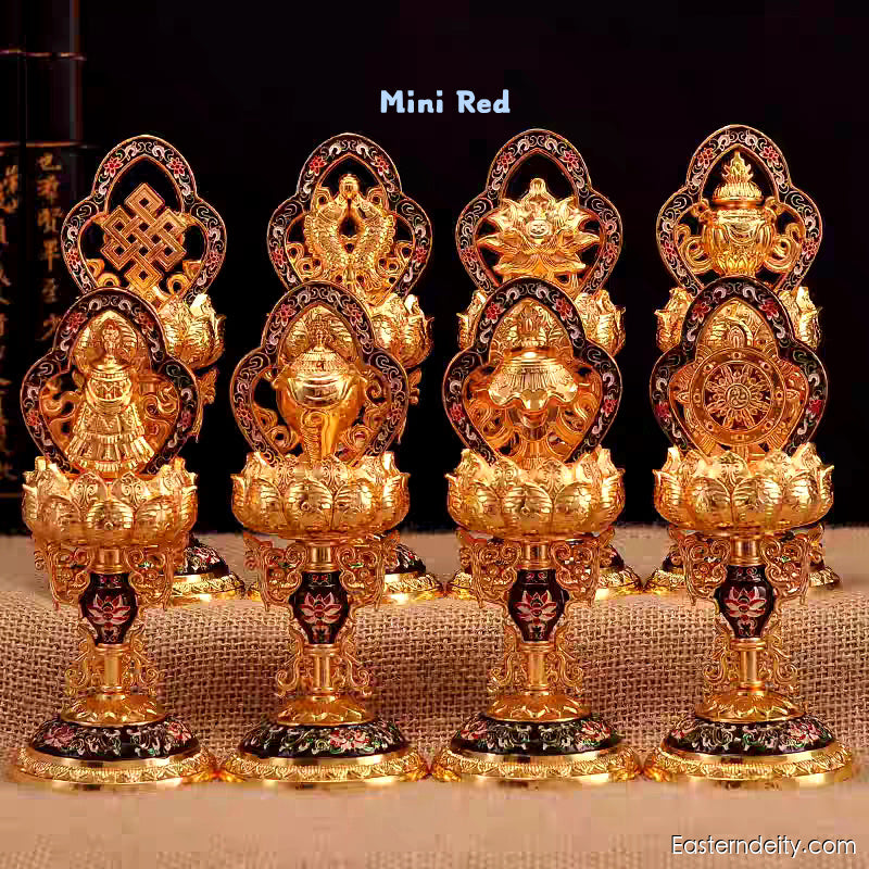 Himalayan Auspicious Eight Treasures Set
