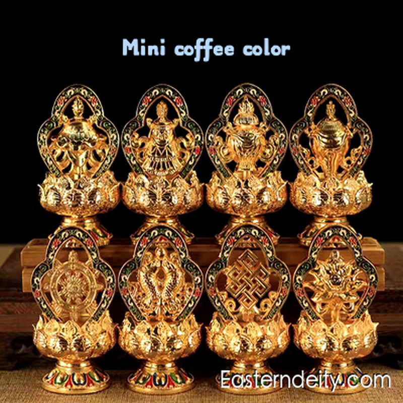 Himalayan Auspicious Eight Treasures Set
