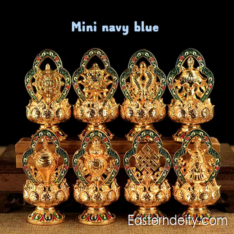 Himalayan Auspicious Eight Treasures Set