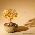Arbre à argent en cristal oriental–Décoration d'intérieur symbole de richesse et de bénédiction