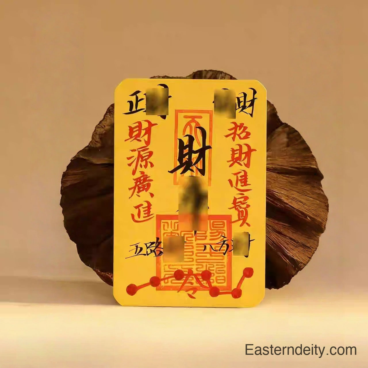Empowered Eastern Talisman — Handwritten Wealth & Protection Charm