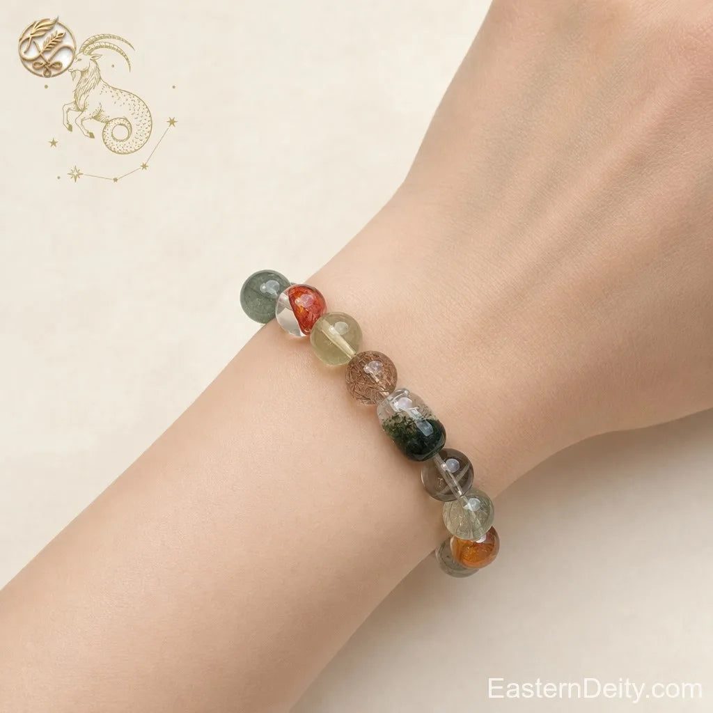 ♑ Capricorn Greek Zodiac Crystal Bracelet — The Sea-Goat