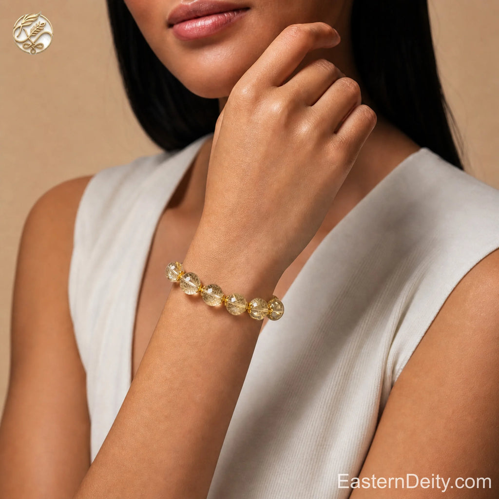 Artisan Gemstone Bracelet — Hand-Strung Natural Crystal Beads
