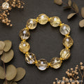 Rutilated Quartz bracelet close-up