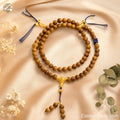 Natural Agarwood Bracelet — Alloy Spacer · Hand-Strung Agarwood Beads