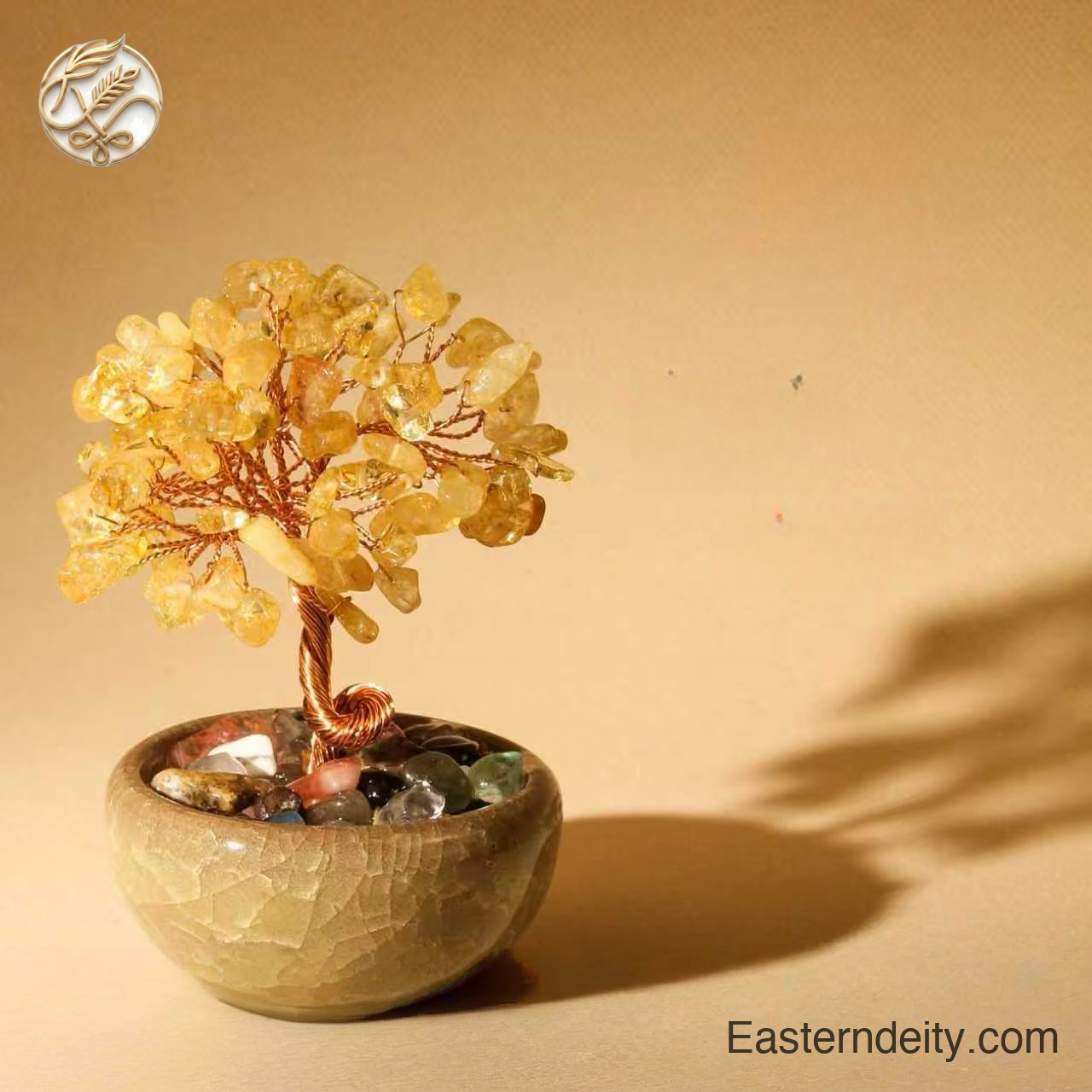 Crystal Money Tree — Decorative Tabletop Collectible