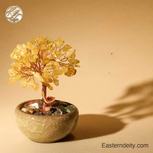 Crystal Money Tree — Decorative Tabletop Collectible