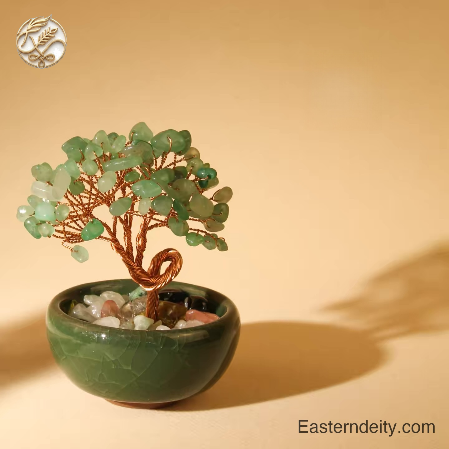 Crystal Money Tree — Decorative Tabletop Collectible