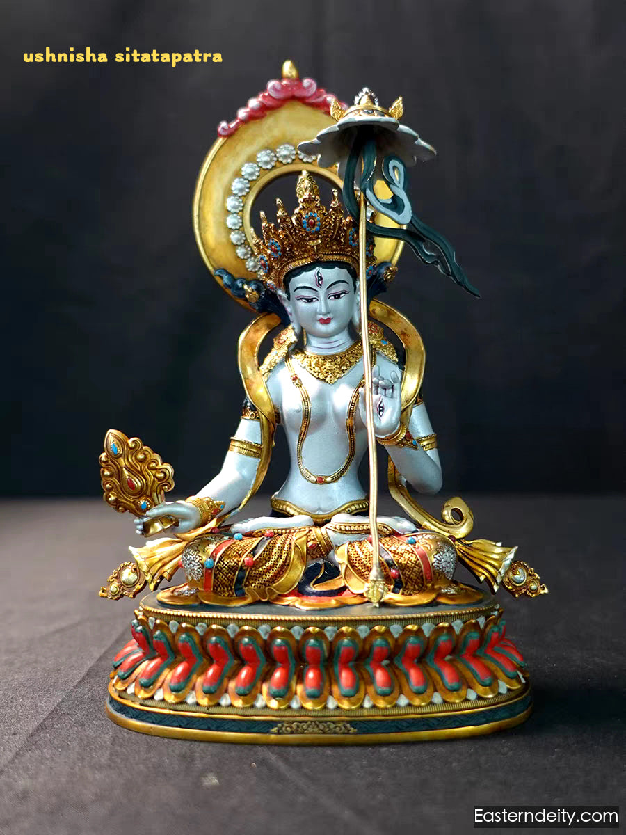 Hand-Painted Himalayan Deity Statue