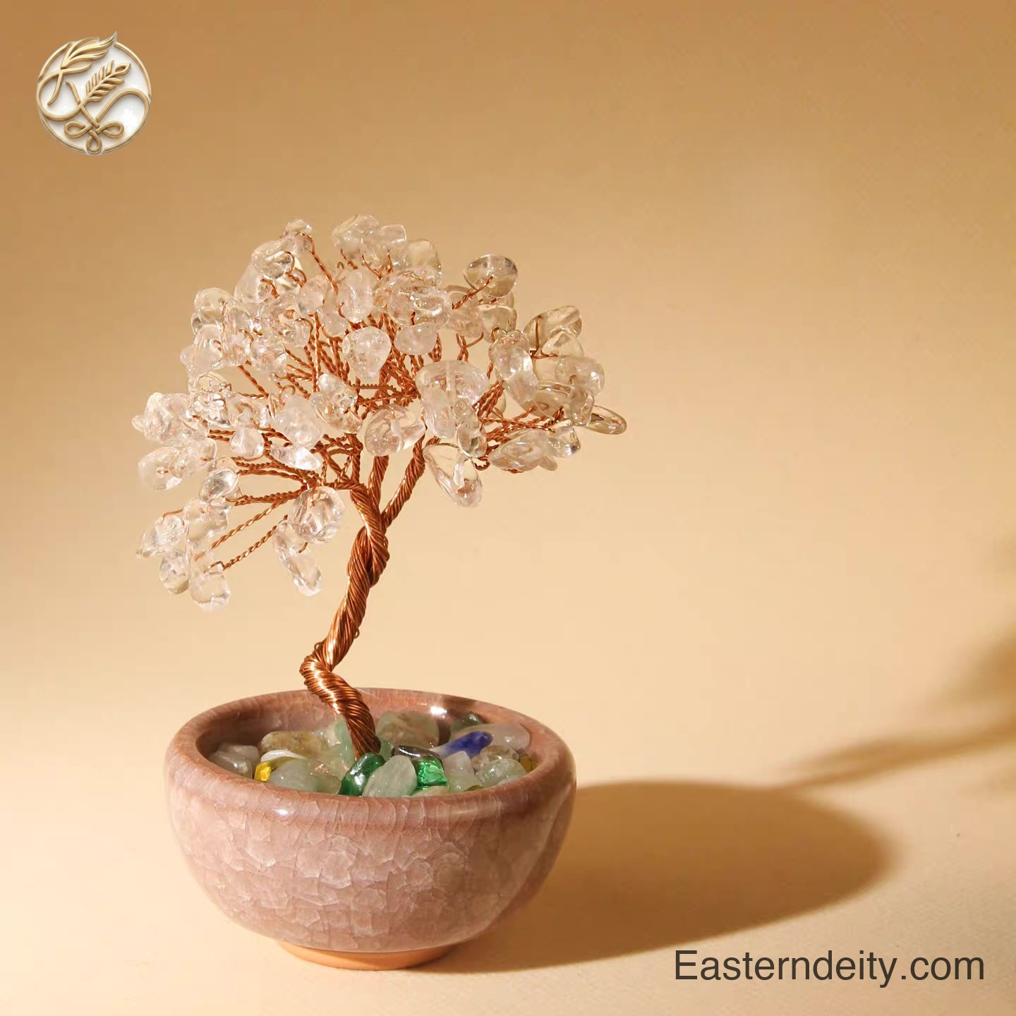 Crystal Money Tree — Decorative Tabletop Collectible