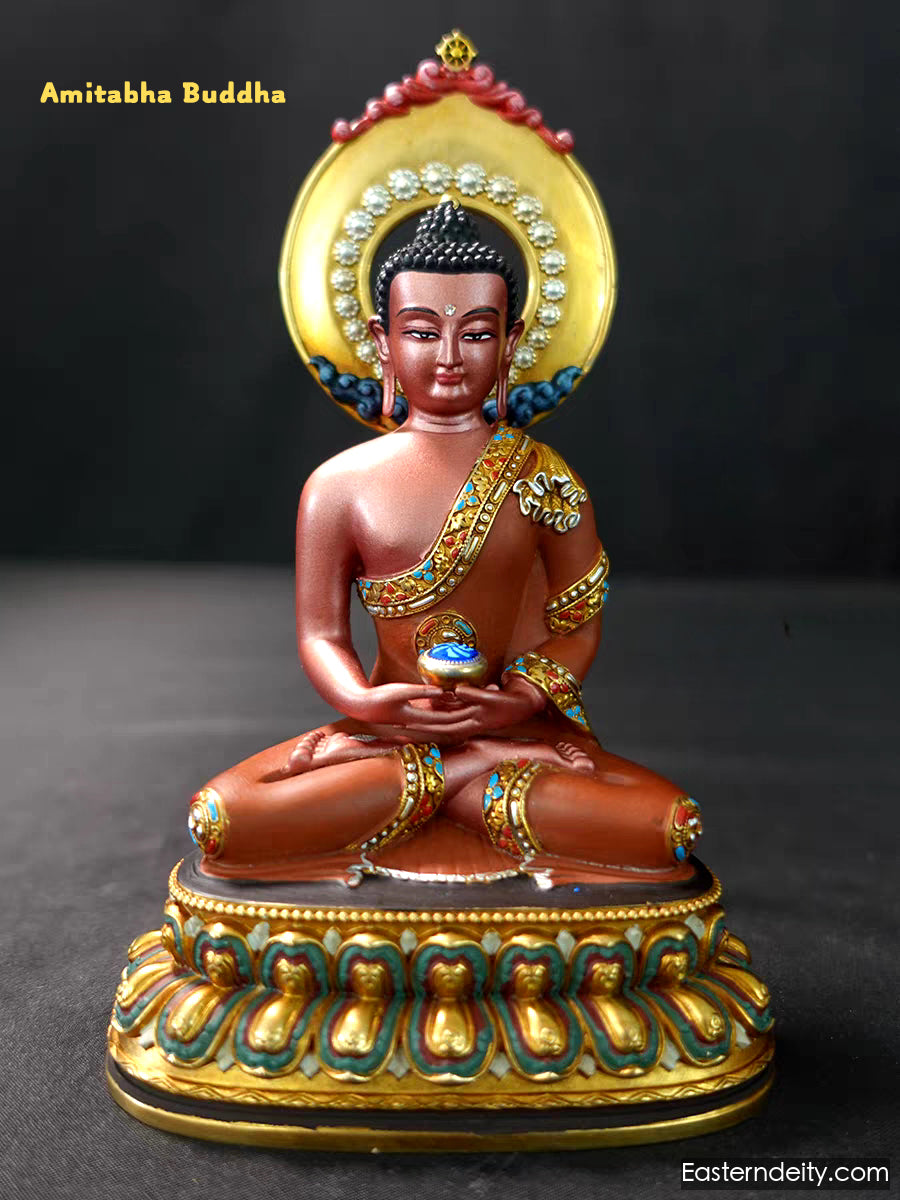 Hand-Painted Himalayan Deity Statue