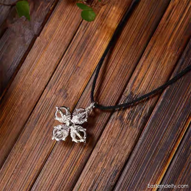 Vajra / Cross Vajra — 925 Sterling Silver