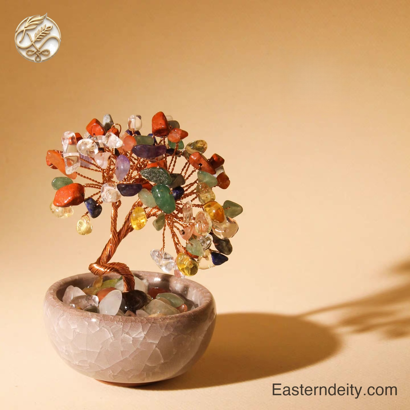 Crystal Money Tree — Decorative Tabletop Collectible