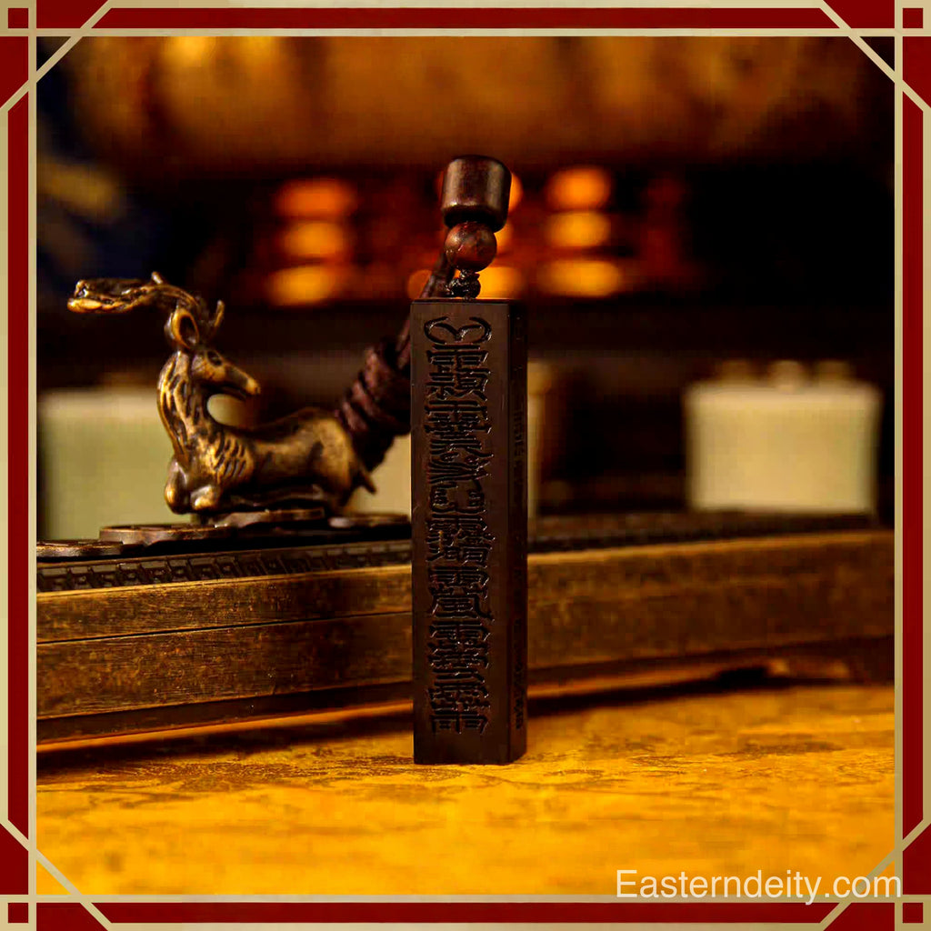 Eastern Thunder-Struck Wood Tianpeng Ruler Pendant