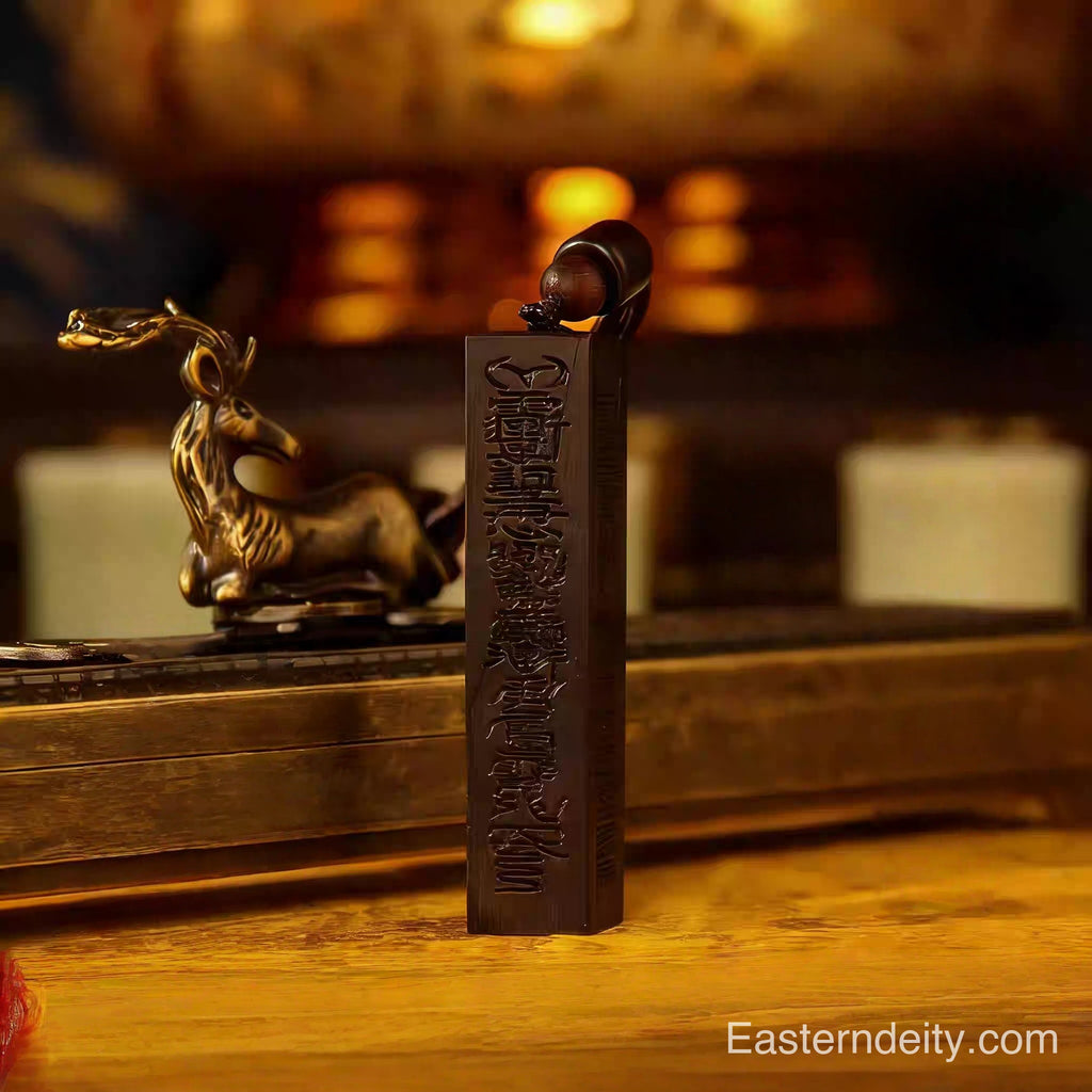 Eastern Thunder-Struck Wood Tianpeng Ruler Pendant