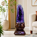 Natural Amethyst Crystal Geode — Museum-Grade Display Specimen
