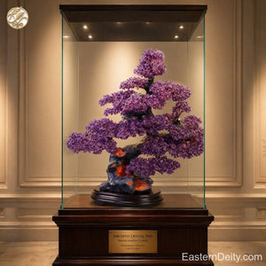 Grote Amethistkristallen Edelstenen Boom — De Kroonjuweel · Galerie Centraal Stuk · 126cm