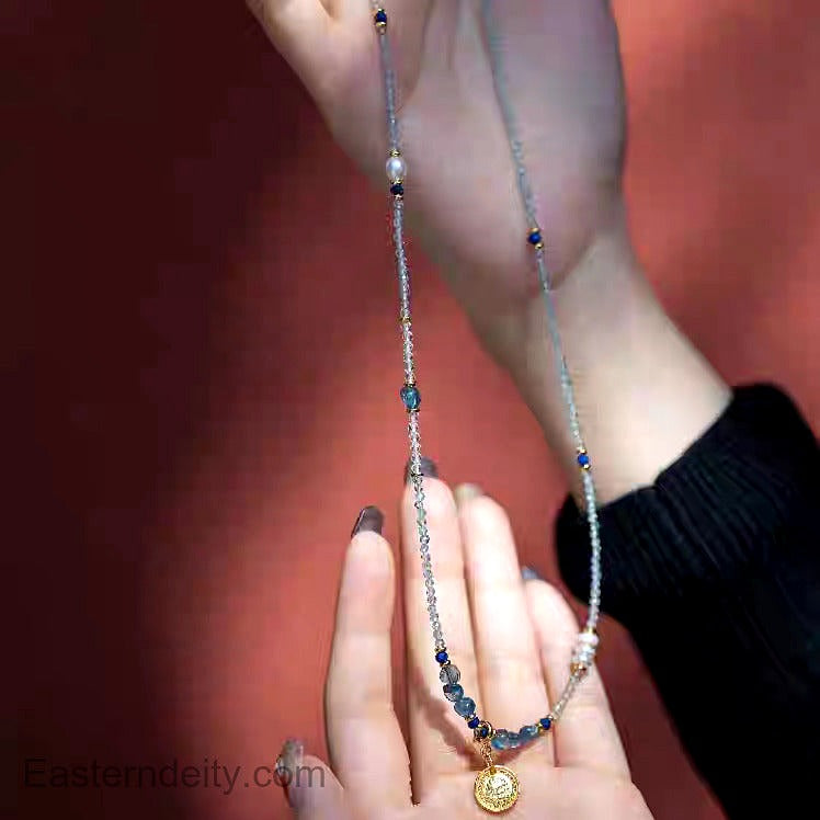Imperial Topaz & Pearl Bracelet